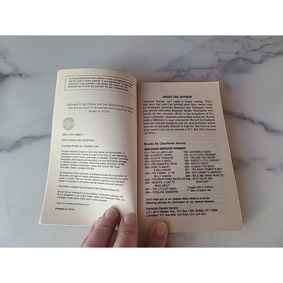 With Valor And Devotion By Charlotte Maclay Paperback - Picture 4 of 10